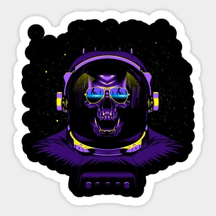 Psychedelic astronaut Zombie Sticker